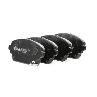 Kuva BREMBO P 28 029 Jarrupalat akustisella kulumavaroittimella Ilman tarvikkeita NISSAN: Primera Farmari, Hatchback, Almera Tino