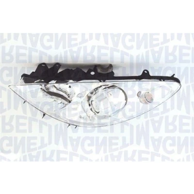 Kuva MAGNETI MARELLI 712431701129 Ajovaloumpio Vasen H1, H7 Halogeeni Oikeanpuoleiselle liikenteelle Valokorkeussäätimen moottorilla PEUGEOT: 307 Hatchback