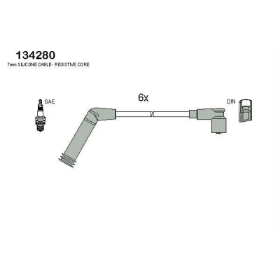Kuva HITACHI 134280 Sytytysjohto NISSAN: ALMERA 1 Hatchback