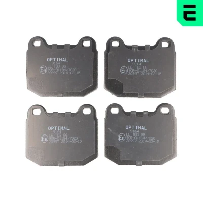 Kuva OPTIMAL BP 09164 Jarrupalat OPEL: Manta B Sedan, Ascona Kadett C Sedan