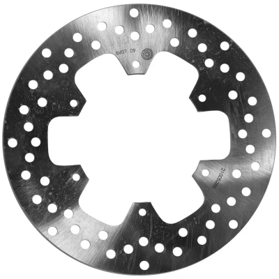 Kuva BREMBO Jarrulevy Fixed , Serie Oro Edessä ja takana 245mm 5mm 6 reijitetty 68B407C9 Jarrulevyt