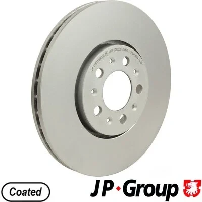 Kuva JP GROUP 1163109000 Jarrulevyt Etuakseli 288 25 5 Tuuletettu pinnoitettu VOLKSWAGEN: Golf 4 Variant, 4, Bora Sedan, SKODA: Octavia I Hatchback