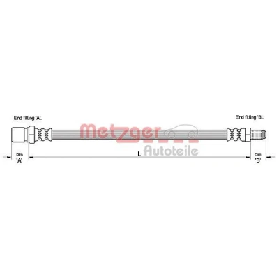 Kuva METZGER 4111112 Jarruletku 471 FIAT: Ducato II Van, Flatbed Kuorma auto/Alusta, Bussi, PEUGEOT: Boxer Bussi