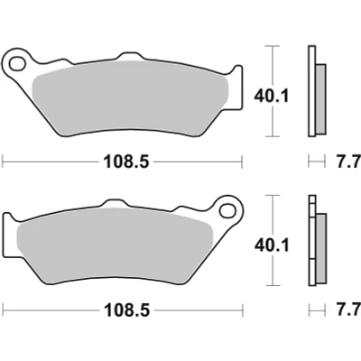 Kuva BREMBO Sinter Maxi Scooter 07BB03LA Jarrupalat Edessä