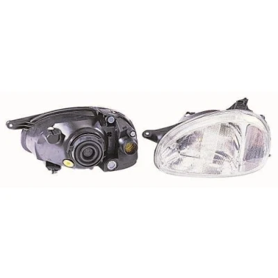 Kuva ABAKUS 442 1102R LD EM Ajovaloumpio Oikea H4 ilman valokorkeussäätimen moottoria P43t OPEL: Corsa B Hatchback
