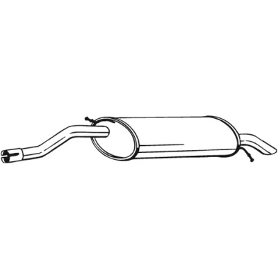 Kuva Takaäänenvaimentaja CITROËN C5 I, II, Break Skåp / kombi OE 1726RN, 1726RT, 1726XF