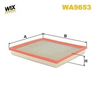 Kuva WIX FILTERS WA9653 Ilmansuodatin 39mm 261mm 267mm Suodatinpanos OPEL: Astra J Hatchback, Sports Tourer, Zafira C Tourer
