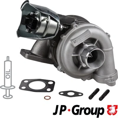 Kuva JP GROUP 3117400400 Turboahdin Pakokaasuahdin, VNT ahdin Tiivisteillä PEUGEOT: 508 I SW, 207 Hatchback, 308 CITROËN: C5 3, C4 Grand Picasso