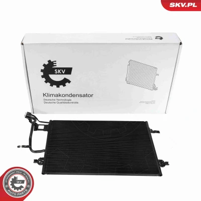 Kuva ESEN SKV 86SKV254 Ilmastoinnin Lauhdutin ilman vedenerotinta Alumiini 617mm AUDI: A4 B5 Avant, Sedan