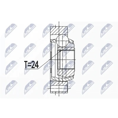 Kuva Nivelsarja, vetoakseli, Taka akseli, oikea, vasen BMW X1 [E84] OE