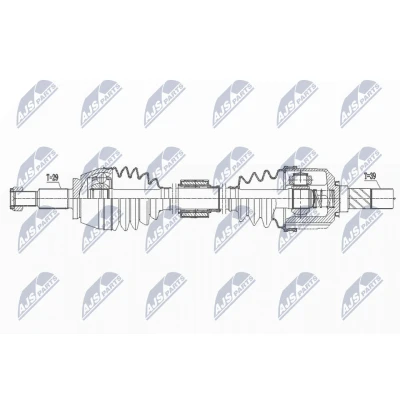 Kuva Vetoakseli, Etuakseli, vasen RENAULT GRAND SCÉNIC IV, IV OE 391019028R