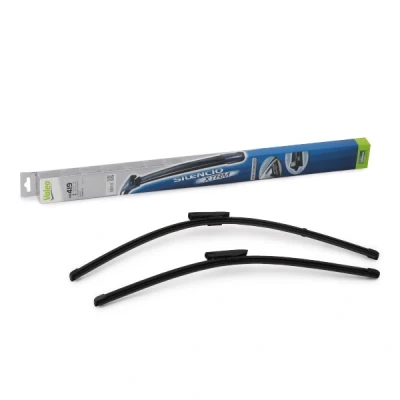 Kuva Pyyhkijänsulka Valeo Silencio X.trm, Flat Blade Set 574357 Edessä Rungottomat bajonettikiinnitys RENAULT: GRAND SCENIC 2, 2