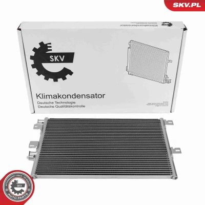 Kuva ESEN SKV 86SKV428 Ilmastoinnin Lauhdutin ilman vedenerotinta Alumiini 540mm