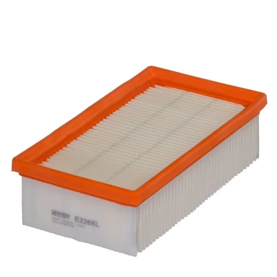 Kuva HENGST FILTER E2266L Ilmansuodatin 64mm 124mm 223mm Suodatinpanos DACIA: LOGAN MCV 2, SANDERO Duster II, RENAULT: Arkana I