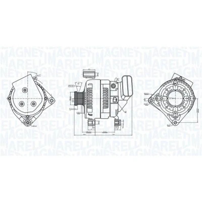 Kuva MAGNETI MARELLI 063377578010 Laturi 12V 170A BMW: 3 Touring, Sedan, 1 Hatchback