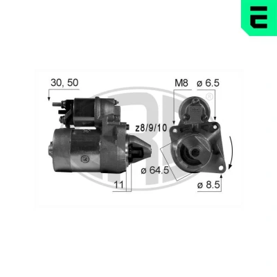 Kuva Käynnistin FIAT, LANCIA OE 46548654, 46740242, 46763529