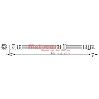 Kuva METZGER 4110478 Jarruletku 603 BMW: X5