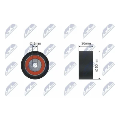Kuva Ohjainrulla, moniurahihna CITROËN, FIAT, LANCIA, PEUGEOT OE 16 138 384 80, 5751.57, 5751.96