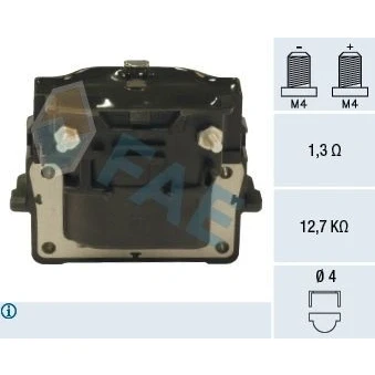 Kuva Sytytyspuola TOYOTA OE 19500 74100, 321611775, 321611775B