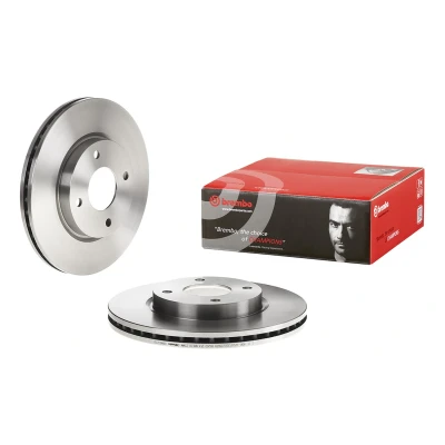 Kuva BREMBO 09.B632.10 Jarrulevyt 280 24 4 tuuletettu sisältä NISSAN: Tiida Hatchback, Sedan