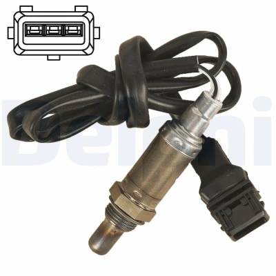 Kuva DELPHI ES10262 12B1 Lambda Anturi Sormisondi, Lämmitetty VOLKSWAGEN: Passat B3/B4 Sedan, GOLF 2, Variant