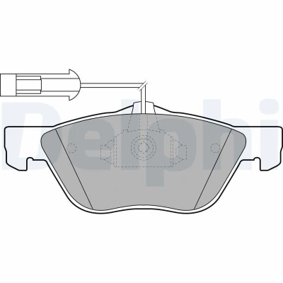 Kuva Jarrupalasarja, levyjarru, Etuakseli ALFA ROMEO 147, 156, 156 Sportwagon, GT, FIAT MULTIPLA VAN OE 6001073154, 6071713144, 71753039