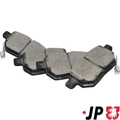 Kuva JP GROUP 4863700910 Jarrupalat Taka akseli akustisella kulumavaroittimella TOYOTA: Prius III Hatchback, Corolla X Sedan, Yaris II Hatchback
