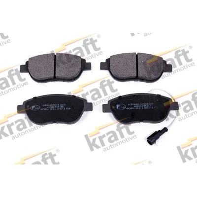 Kuva KRAFT 6003322 Jarrupalat Etuakseli Sis. kulumisenilmaisimen FIAT: BRAVO 2, Stilo Multi Wagon, Hatchback, ABARTH: 500 / 595 695 Hatchback