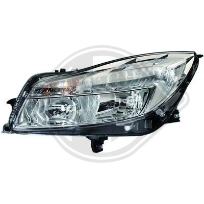 Kuva DIEDERICHS 1826980 Ajovaloumpio Oikea H7, H7/H1, H1 Oikeanpuoleiselle liikenteelle OPEL: Insignia A Sports Tourer, Hatchback