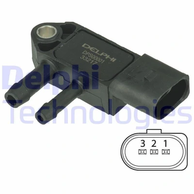 Kuva DELPHI DPS00001 DPF Paine Eroanturi VOLKSWAGEN: GOLF 6, Passat B6 Variant, Sedan, AUDI: A6 C7 Avant, A4 B8 Sedan