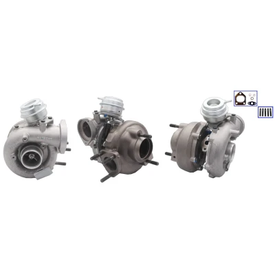 Kuva TURBO MOTOR PA7253646 Turboahdin Pakokaasuahdin, pneumaattisesti säädetty toimilaite (aktuaattori) Tiivisteillä BMW: 5 Touring, Sedan