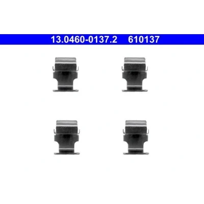 Kuva ATE 13.0460 0137.2 Tarvikesarja, Jarrupala Levyjarru MITSUBISHI: PAJERO 4, Grandis, Outlander 2 SUV, PEUGEOT: 4007