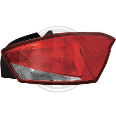 Kuva DIEDERICHS 7428090 Takavalot Oikea P21W, PY21W, W21W Ilman lampun kantaa
