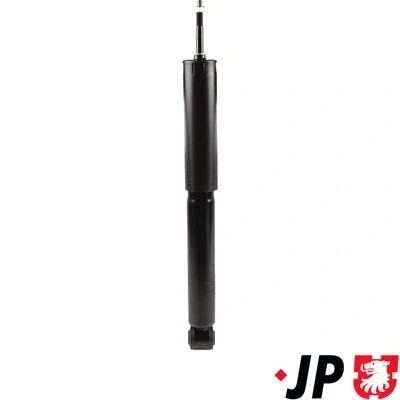 Kuva JP GROUP 4552100600 Iskunvaimentimet Taka akseli Kaasupaine Kaksiputki Joustintuki Tappi ylhäällä, Silmukka alhaalla SAAB: 9 3 Sedan, Farmari