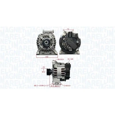 Kuva Laturi MERCEDES BENZ A KLASS [W169], B Sports Tourer [W245] OE 2261541202, 2661540802, 2661541202