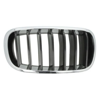 Kuva BLIC 6502 07 00969922P Etusäleikkö Eteen, oikea Kromi, Musta BMW: X5