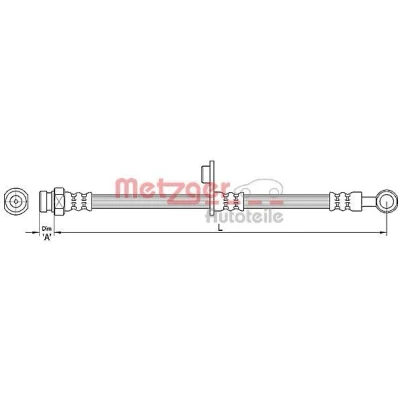 Kuva METZGER 4110265 Jarruletku 477 SMART: Forfour I