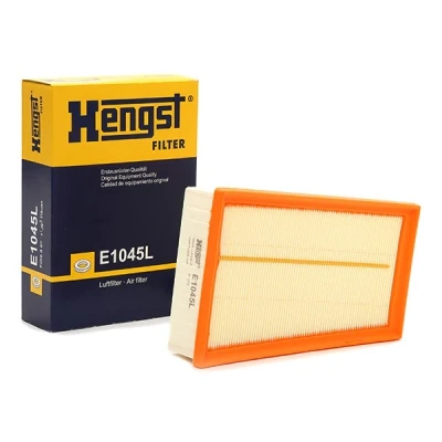 Kuva HENGST FILTER E1045L Ilmansuodatin 57 134 235 Suodatinpanos NISSAN: Qashqai / Qashqai+2 I, X Trail, I Van, RENAULT: Koleos
