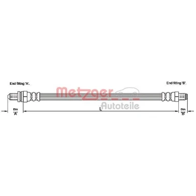 Kuva METZGER 4110241 Jarruletku 306