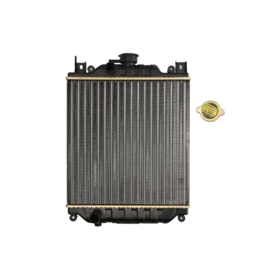 Kuva NRF 59083 Jäähdytin Alumiini 344 341 34 Jäähdytysrivat mekaan. kiinnitetyt