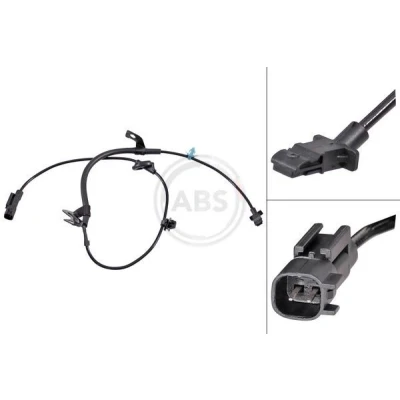 Kuva Tunnistin, kiertonopeus, Taka akseli, oikea CITROËN, MITSUBISHI, PEUGEOT OE 1606297780, 4670A582, MN116248