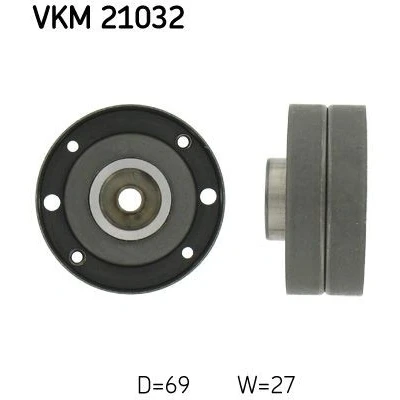 Kuva SKF VKM 21032 Ohjainrulla, Hammashihna