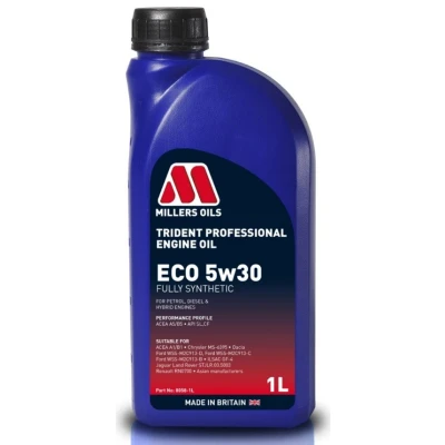 Kuva Millers Oils Trident Professional ECO 5W 30 1l Moottoriöljy 8058 1 FORD: KUGA 2, Transit Custom V362 Van, MONDEO 4 Turnier, VOLVO: V70 3, V60 I, 2