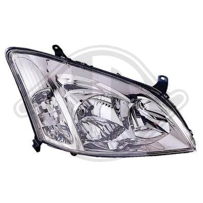 Kuva DIEDERICHS 6618280 Ajovaloumpio Oikea H7/H7 Valokorkeussäätimen moottorilla TOYOTA: Corolla IX Hatchback