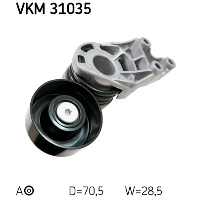 Kuva SKF VKM 31035 Kiristysrulla VOLKSWAGEN: Polo IV Hatchback, SKODA: Fabia 1 Praktik, 2, SEAT: Córdoba II Sedan