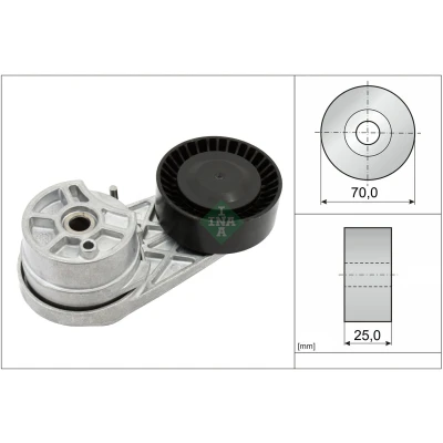 Kuva INA 534 0727 10 Kiristinvarsi, Moniurahihna FORD: Transit V363 Van