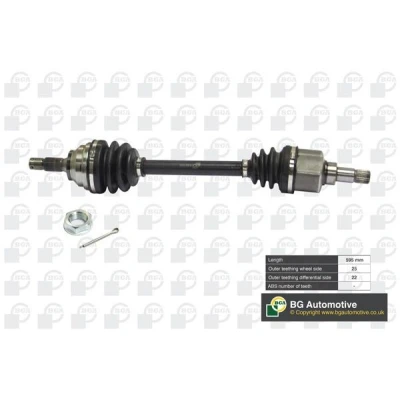 Kuva BGA DS1408L Vetoakseli Etuakseli, vasen 590, 620 CITROËN: Xsara Hatchback