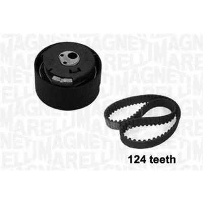Kuva MAGNETI MARELLI 341301860000 Jakohihnasarja 124 FIAT: Grande Punto Hatchback, BRAVO 2, Stilo ALFA ROMEO: MiTo