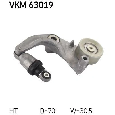 Kuva SKF VKM 63019 Kiristysrulla HONDA: CR V 3, CIVIC 8 Hatchback,