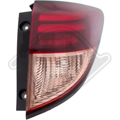 Kuva DIEDERICHS 5292094 Takavalot Oikea Uloin osa LED, WY21W Savunharmaa Lampun kannalla HONDA: HR V II (RU) 1.5, 1.6 i DTEC 2015
